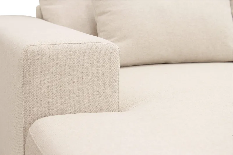 Grande 6-sits U-Soffa med Divan Vänster - Beige Tyg - Möbler - Vardagsrum - Soffor - U-soffor