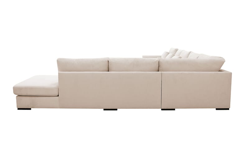 Grande Stor 7-sits U-Soffa med Divan Vänster - Beige Manchester - Möbler - Vardagsrum - Soffor - U-soffor