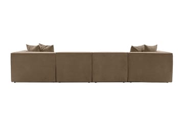 Gregor Soffa med Divan 4-sits - Brun - Möbler - Vardagsrum - Soffor - Divansoffa & schäslong