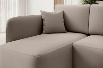 Hadson 3-sits Soffa med Divan - Beige - Möbler - Vardagsrum - Soffor - Divansoffa & schäslong