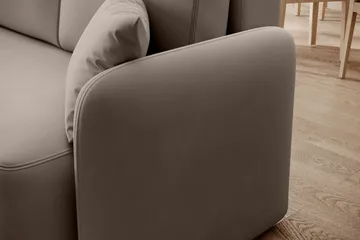 Hadson 3-sits Soffa med Divan - Beige - Möbler - Vardagsrum - Soffor - Divansoffa & schäslong