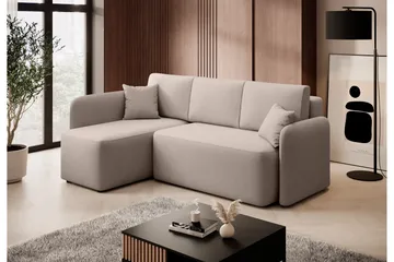 Hadson 3-sits Soffa med Divan - Beige - Möbler - Vardagsrum - Soffor - Divansoffa & schäslong
