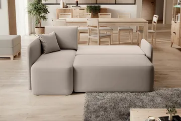 Hadson 3-sits Soffa med Divan - Beige - Möbler - Vardagsrum - Soffor - Divansoffa & schäslong