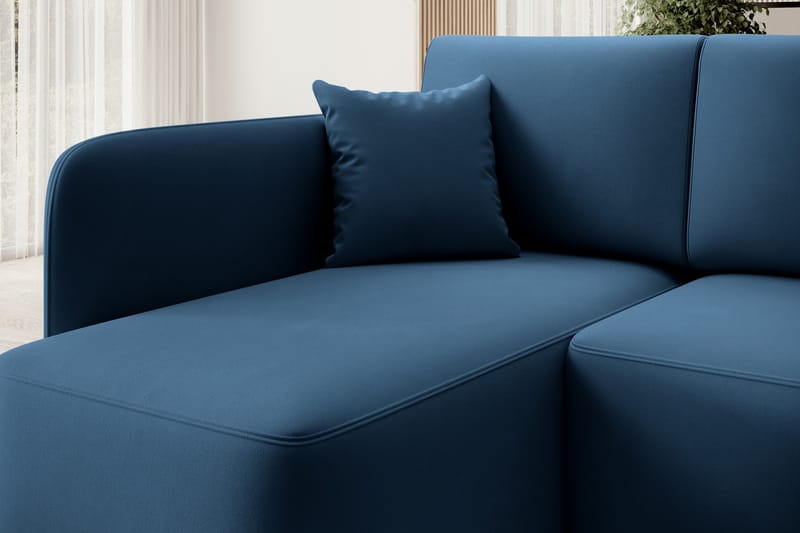 Hadson 3-sits Soffa med Divan - Blå - Möbler - Vardagsrum - Soffor - Divansoffa & schäslong