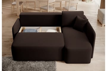 Hadson 3-sits Soffa med Divan - Brun - Möbler - Vardagsrum - Soffor - Divansoffa & schäslong
