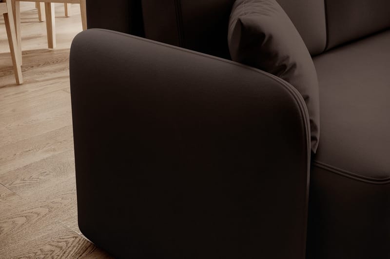 Hadson 3-sits Soffa med Divan - Brun - Möbler - Vardagsrum - Soffor - Divansoffa & schäslong