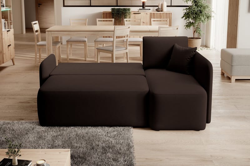 Hadson 3-sits Soffa med Divan - Brun - Möbler - Vardagsrum - Soffor - Divansoffa & schäslong