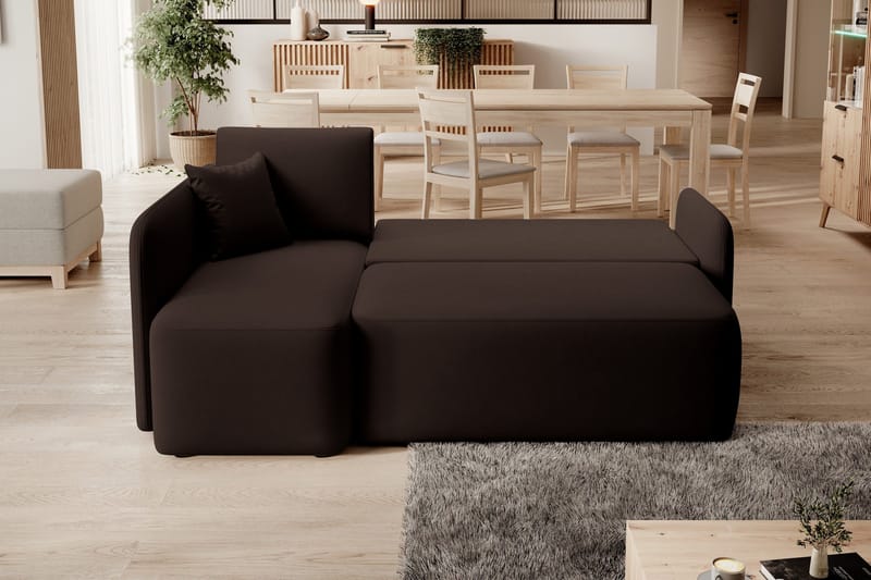 Hadson 3-sits Soffa med Divan - Brun - Möbler - Vardagsrum - Soffor - Divansoffa & schäslong