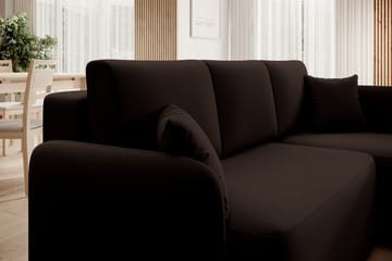 Hadson 3-sits Soffa med Divan - Brun - Möbler - Vardagsrum - Soffor - Divansoffa & schäslong