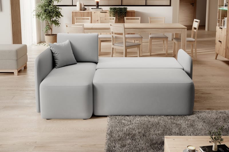 Hadson 3-sits Soffa med Divan - Grå - Möbler - Vardagsrum - Soffor - Divansoffa & schäslong