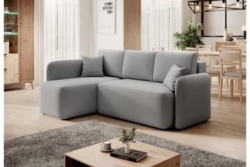 Hadson 3-sits Soffa med Divan - Grå - Möbler - Vardagsrum - Soffor - Divansoffa & schäslong