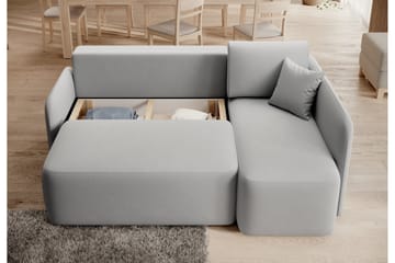 Hadson 3-sits Soffa med Divan - Grå - Möbler - Vardagsrum - Soffor - Divansoffa & schäslong
