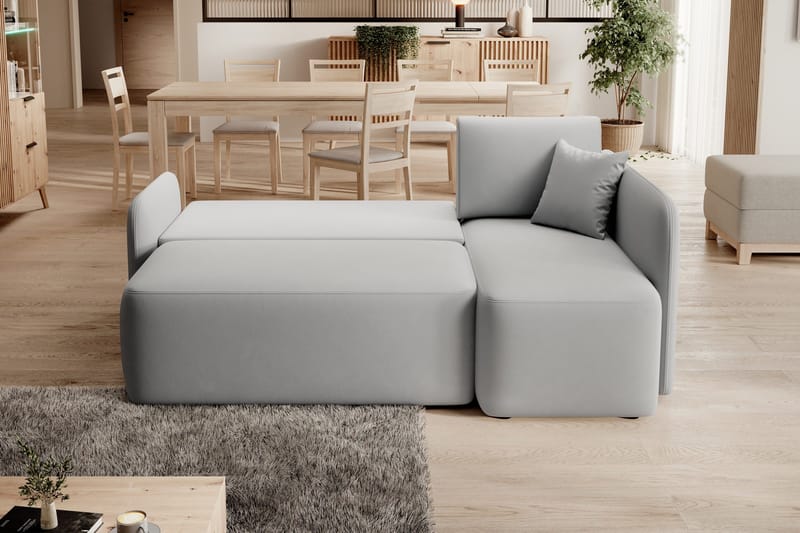 Hadson 3-sits Soffa med Divan - Grå - Möbler - Vardagsrum - Soffor - Divansoffa & schäslong