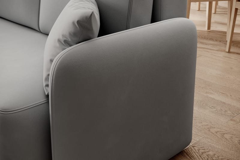 Hadson 3-sits Soffa med Divan - Grå - Möbler - Vardagsrum - Soffor - Divansoffa & schäslong
