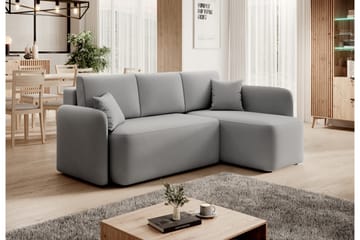 Hadson 3-sits Soffa med Divan - Grå - Möbler - Vardagsrum - Soffor - Divansoffa & schäslong