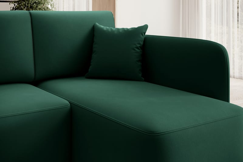 Hadson 3-sits Soffa med Divan - Grön - Möbler - Vardagsrum - Soffor - Divansoffa & schäslong