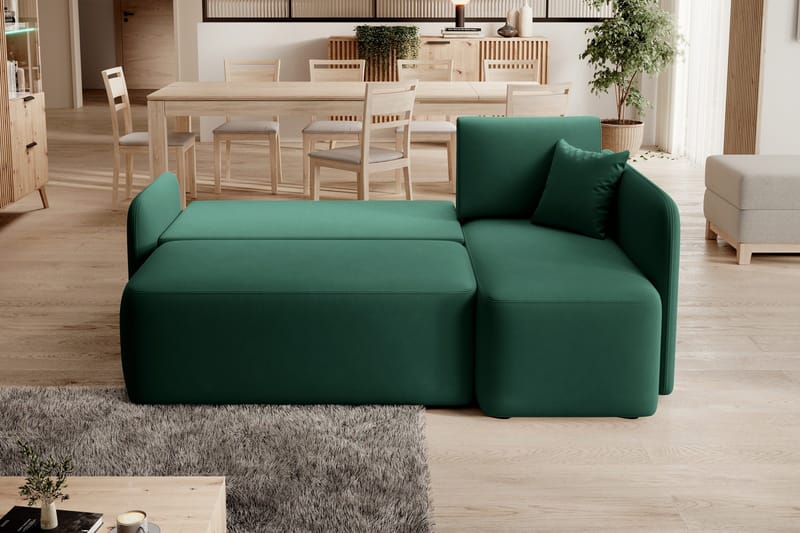 Hadson 3-sits Soffa med Divan - Grön - Möbler - Vardagsrum - Soffor - Divansoffa & schäslong