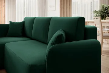 Hadson 3-sits Soffa med Divan - Grön - Möbler - Vardagsrum - Soffor - Divansoffa & schäslong