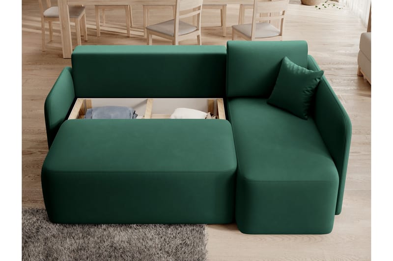 Hadson 3-sits Soffa med Divan - Grön - Möbler - Vardagsrum - Soffor - Divansoffa & schäslong