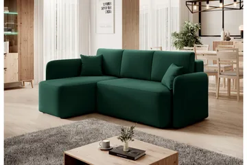 Hadson 3-sits Soffa med Divan - Grön - Möbler - Vardagsrum - Soffor - Divansoffa & schäslong