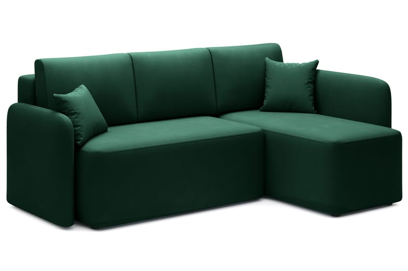 Hadson 3-sits Soffa med Divan - Grön - Möbler - Vardagsrum - Soffor - Divansoffa & schäslong