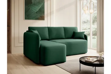 Hadson 3-sits Soffa med Divan - Grön - Möbler - Vardagsrum - Soffor - Divansoffa & schäslong