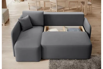 Hadson 3-sits Soffa med Divan - Mörkgrå - Möbler - Vardagsrum - Soffor - Divansoffa & schäslong