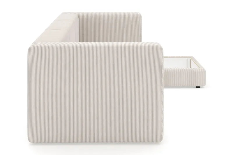 Hagblom 4-sits Divansoffa med Förvaring Vändbar - Beige - Möbler - Vardagsrum - Soffor - Divansoffa & schäslong