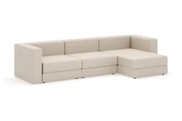 Hagblom 4-sits Divansoffa med Förvaring Vändbar - Beige - Möbler - Vardagsrum - Soffor - Divansoffa & schäslong