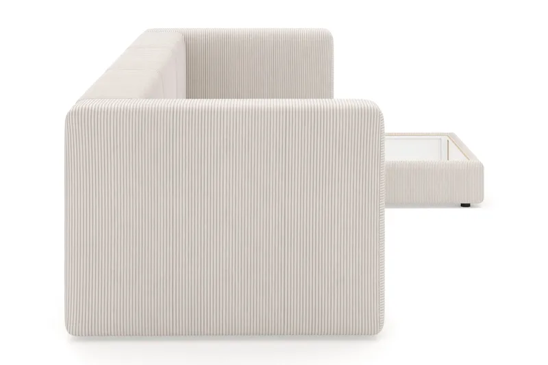 Hagblom 4-sits Divansoffa med Förvaring Vändbar - Beige - Möbler - Vardagsrum - Soffor - Divansoffa & schäslong