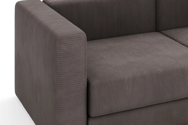 Hagblom 4-sits Divansoffa med Förvaring Vändbar - Brun - Möbler - Vardagsrum - Soffor - Divansoffa & schäslong