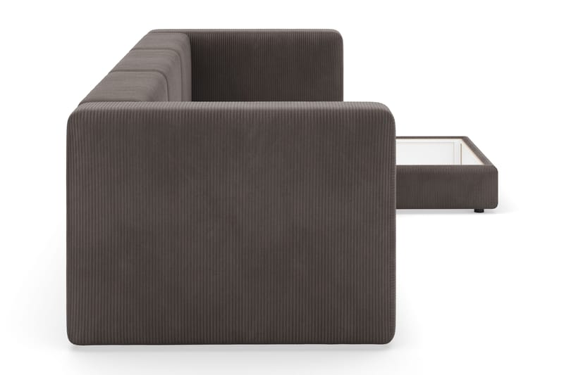 Hagblom 4-sits Divansoffa med Förvaring Vändbar - Brun - Möbler - Vardagsrum - Soffor - Divansoffa & schäslong