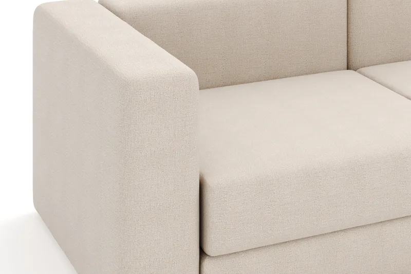 Hagblom 4-sits Vändbar Divansoffa 320 cm med Förvaring i Chenille - Beige - Möbler - Vardagsrum - Soffor - Divansoffa & schäslong