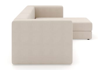 Hagblom 4-sits Vändbar Divansoffa 320 cm med Förvaring i Chenille - Beige - Möbler - Vardagsrum - Soffor - Divansoffa & schäslong
