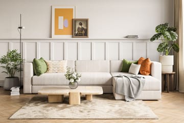Hagblom 4-sits Vändbar Divansoffa 320 cm med Förvaring i Manchestertyg - Beige - Möbler - Vardagsrum - Soffor - Divansoffa & schäslong
