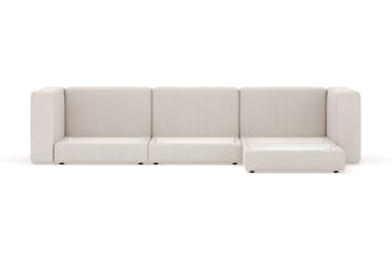 Hagblom 4-sits Vändbar Divansoffa 320 cm med Förvaring i Manchestertyg - Beige - Möbler - Vardagsrum - Soffor - Divansoffa & schäslong