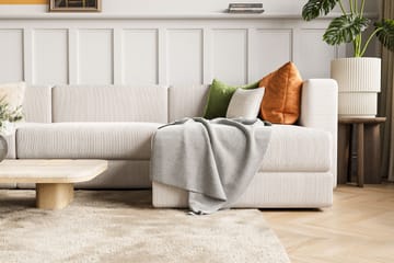 Hagblom 4-sits Vändbar Divansoffa 320 cm med Förvaring i Manchestertyg - Beige - Möbler - Vardagsrum - Soffor - Divansoffa & schäslong