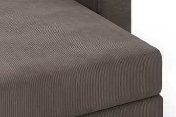 Hagblom 4-sits Vändbar Divansoffa 320 cm med Förvaring i Manchestertyg - Brun - Möbler - Vardagsrum - Soffor - Divansoffa & schäslong