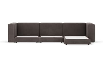 Hagblom 4-sits Vändbar Divansoffa 320 cm med Förvaring i Manchestertyg - Brun - Möbler - Vardagsrum - Soffor - Divansoffa & schäslong