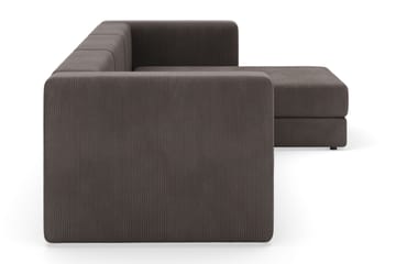 Hagblom 4-sits Vändbar Divansoffa 320 cm med Förvaring i Manchestertyg - Brun - Möbler - Vardagsrum - Soffor - Divansoffa & schäslong