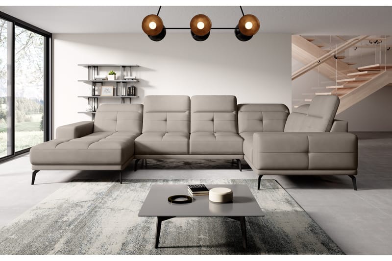 Hanayo Hörnsoffa m. Divan Beige - Hörnsoffor