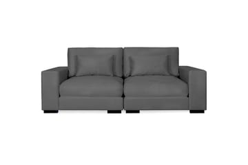 HAVANA 2-sits soffa sammet Mörkgrå