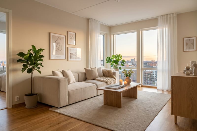 Havana 3-sits Låg Soffa - Beige - Möbler - Vardagsrum - Soffor - 3-sits soffor