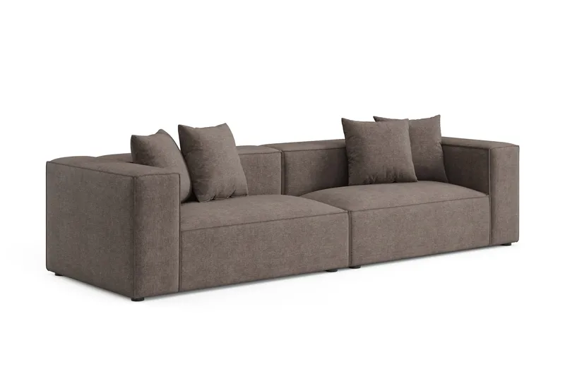Havana 3-sits Låg Soffa - Brun - Möbler - Vardagsrum - Soffor - 3-sits soffor