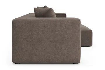Havana 3-sits Låg Soffa med vändbar divan - Brun - Möbler - Vardagsrum - Soffor - Divansoffa & schäslong