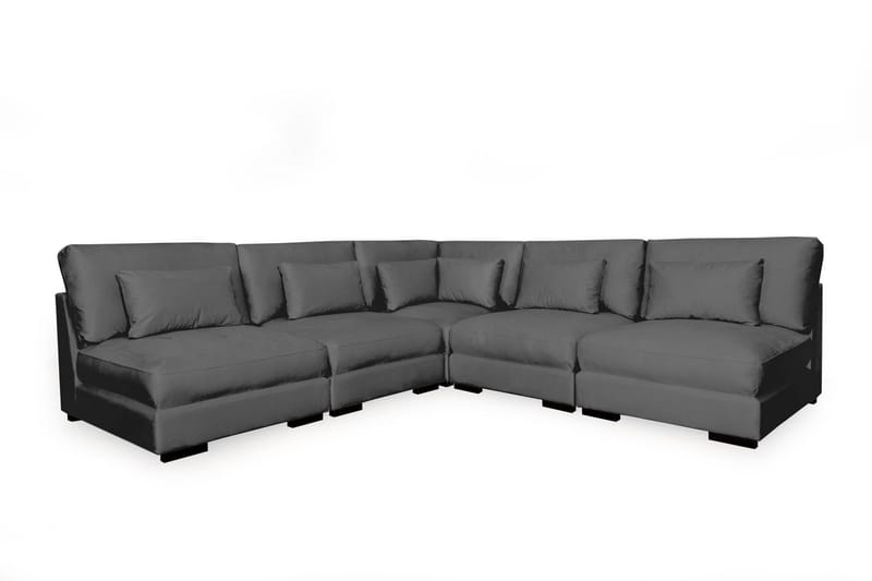 Dubai Hörnsoffa, Mörkgrå