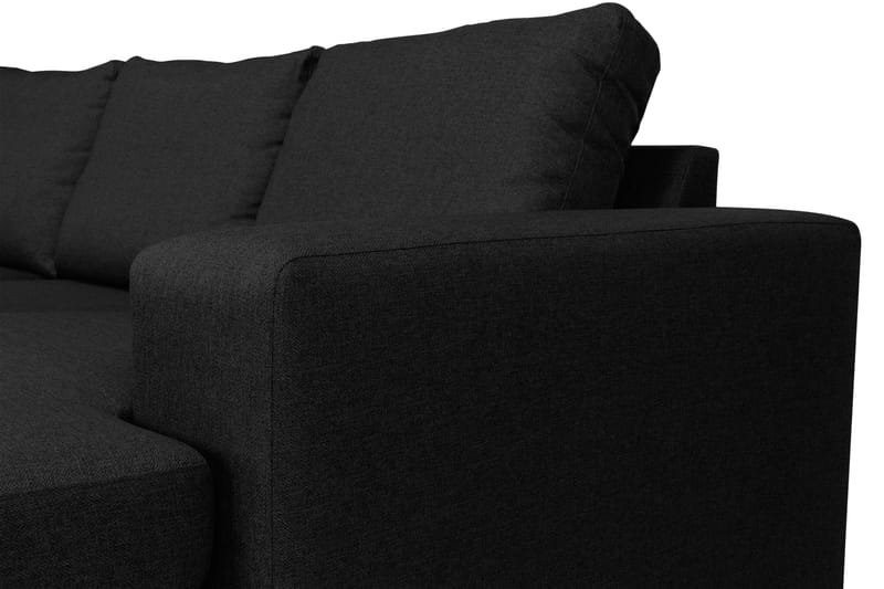 HAVANA U-soffa Large med Divan Höger Mörkgrå - U-soffor