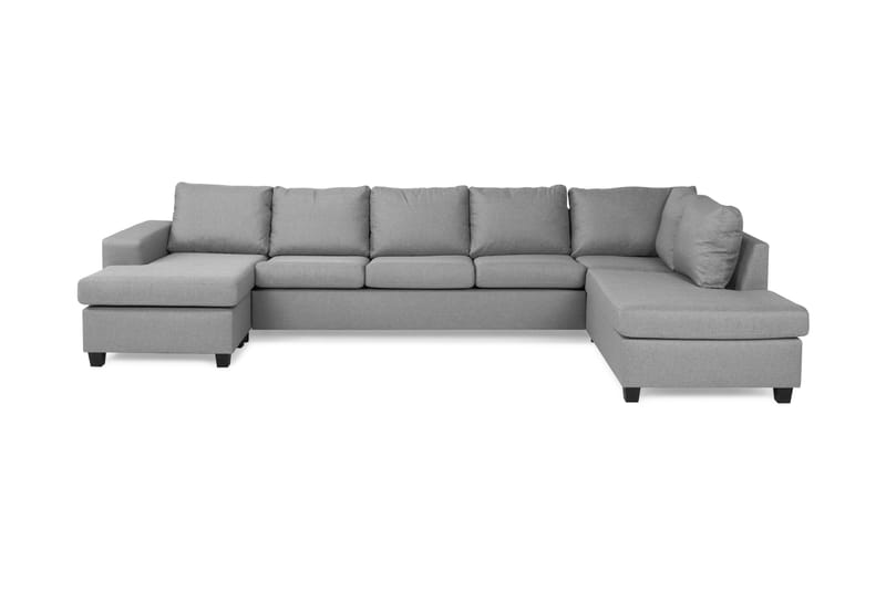 HAVANA U-soffa Large med Divan Vänster Grå - U-soffor