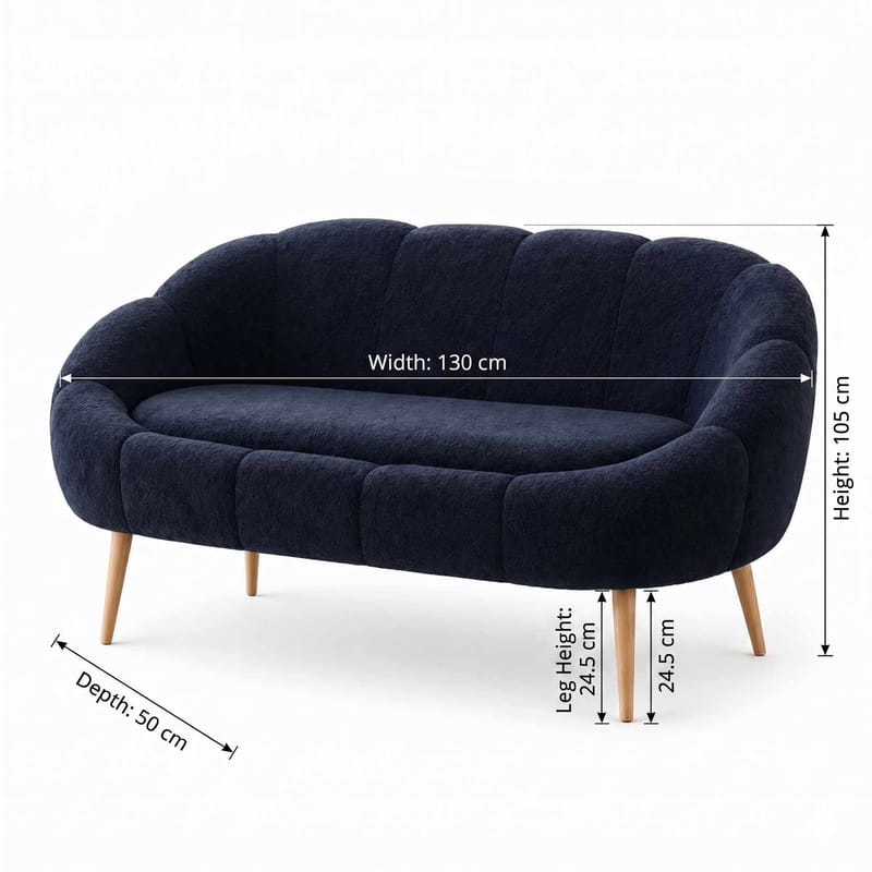 Havel 2-sits Soffa - Antracit - Möbler - Vardagsrum - Soffor - 2-sits soffor