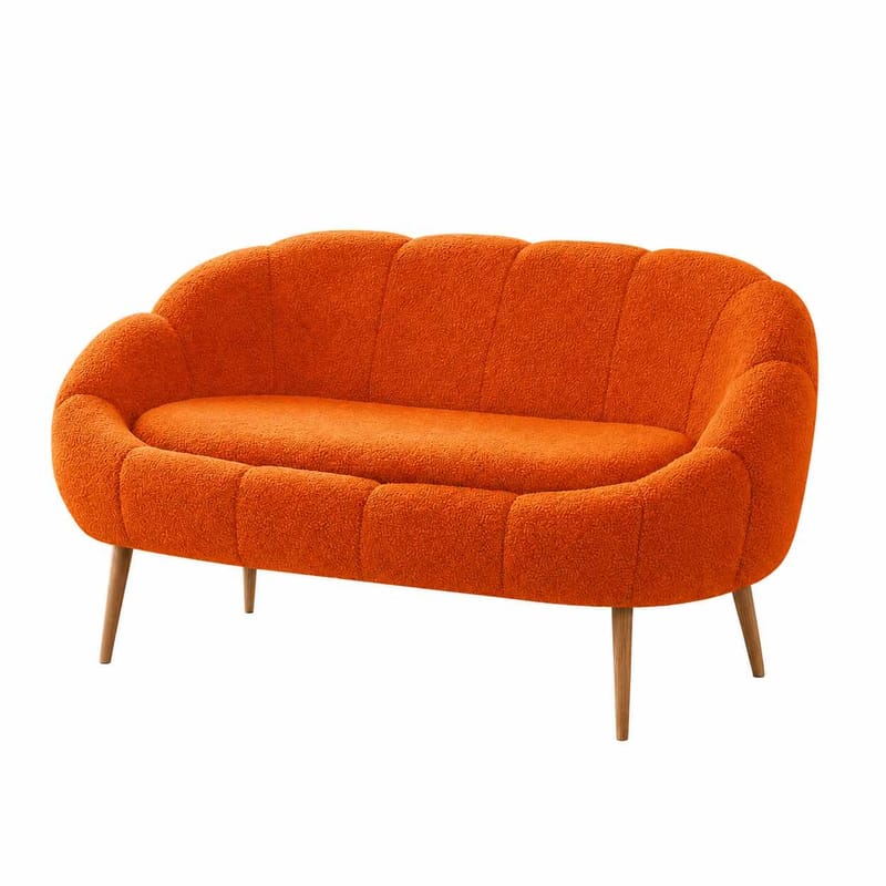 Havel 2-sits Svängd Soffa i Tyg, Orange